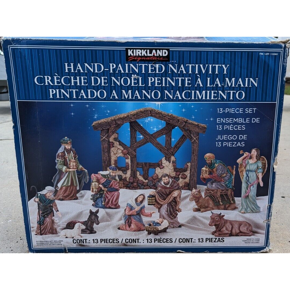 Mary Figurine Kirkland Signature Nativity #1155965 Replacement Piece - Picture 9 of 10